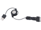 3-in-1 Retractable USB Cable For iPhone 4S 4G HTC SAM